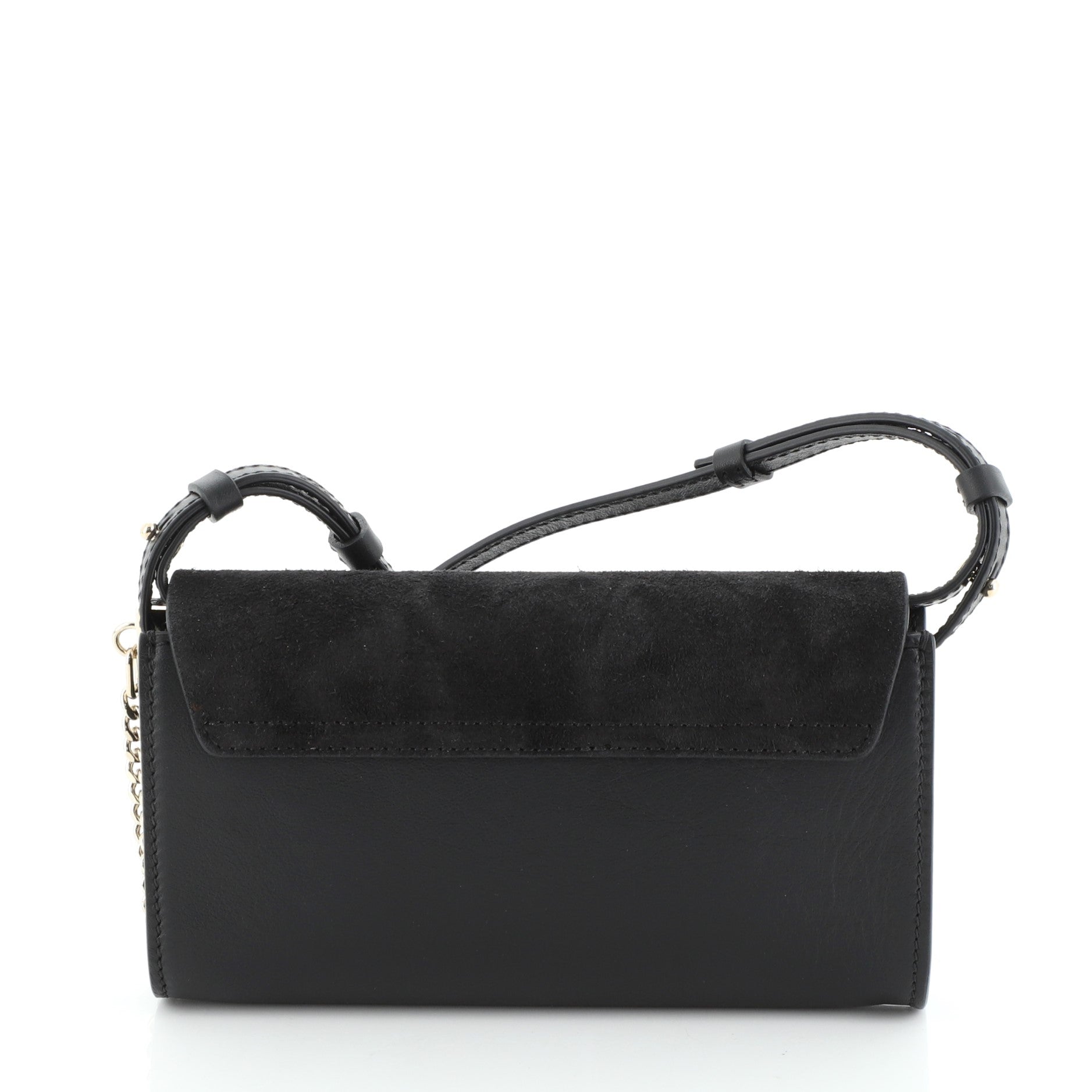 Faye Shoulder Bag Leather and Suede Mini