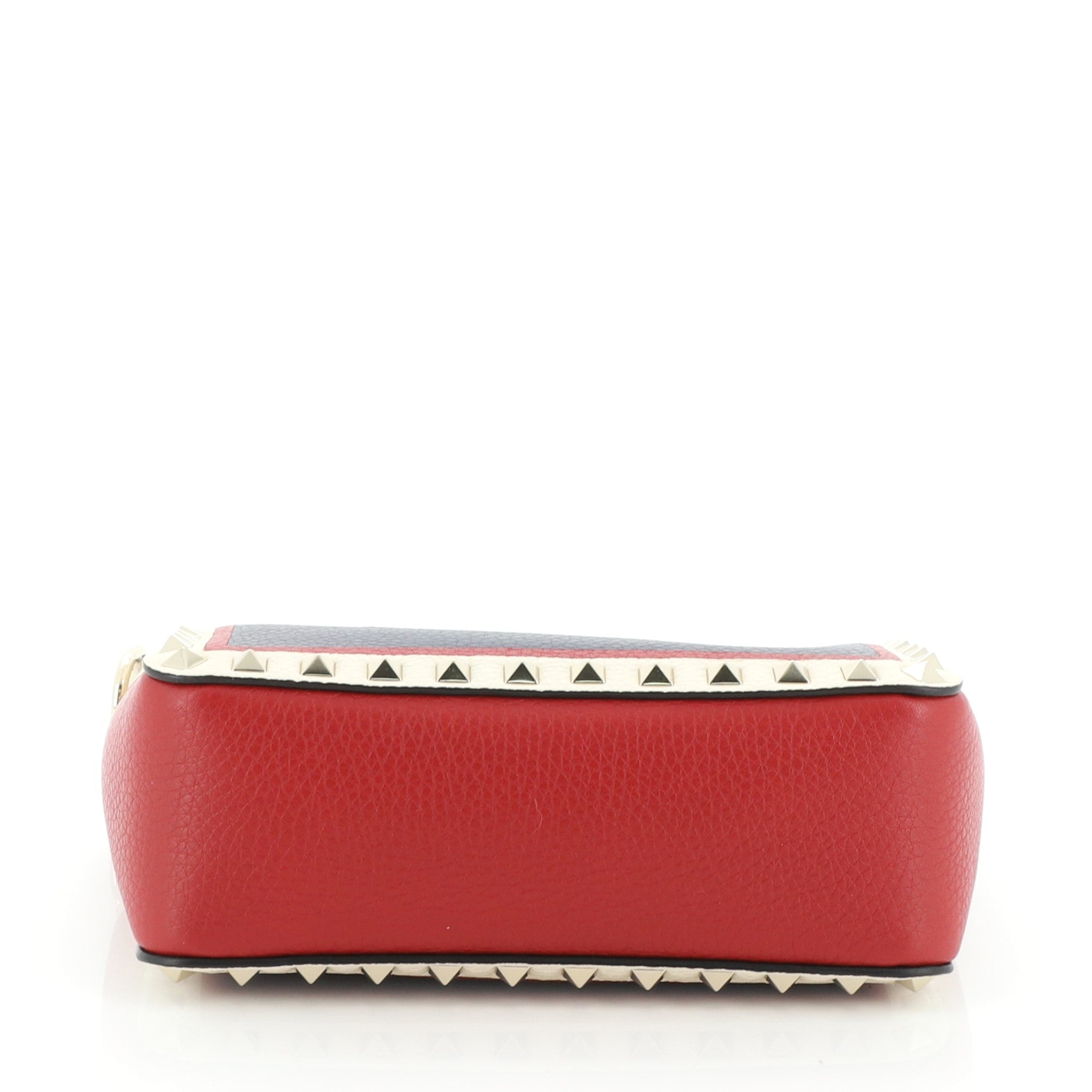 Rockstud Flip Lock Messenger Bag Leather Mini