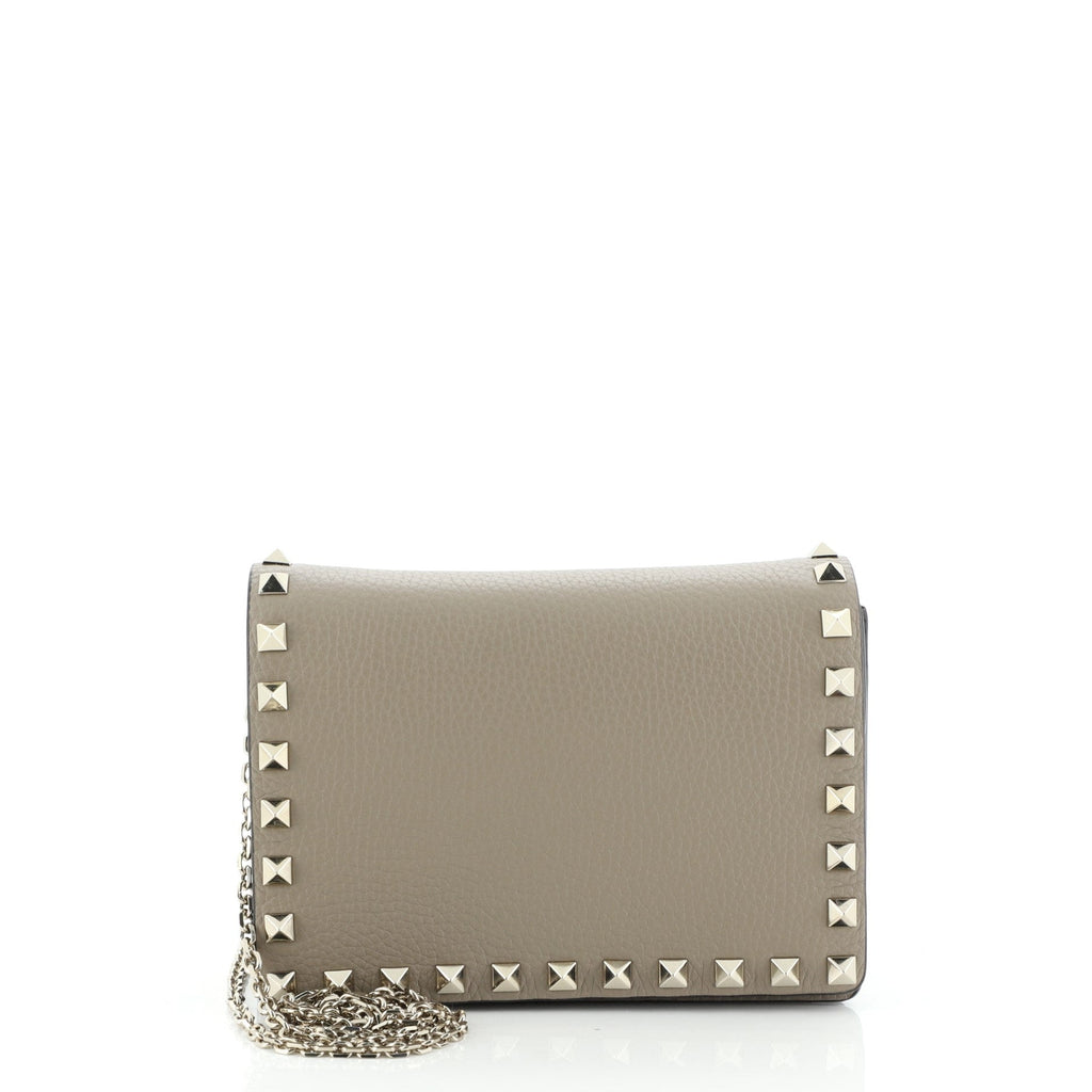 Rockstud Pouch Crossbody Bag Leather Mini
