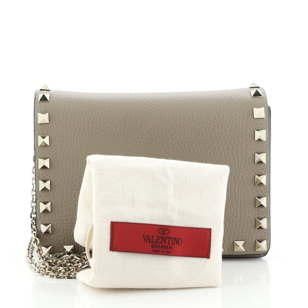 Rockstud Pouch Crossbody Bag Leather Mini
