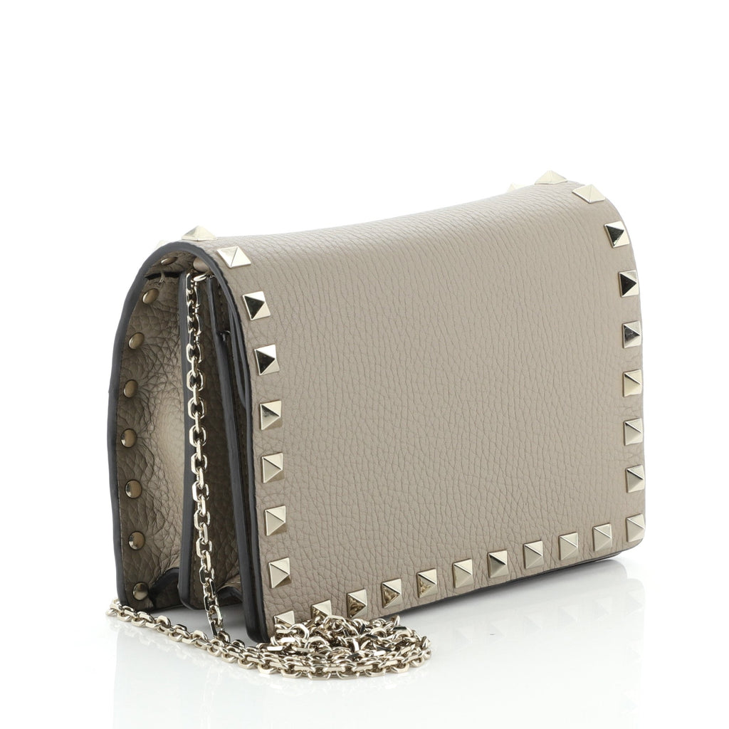 Rockstud Pouch Crossbody Bag Leather Mini
