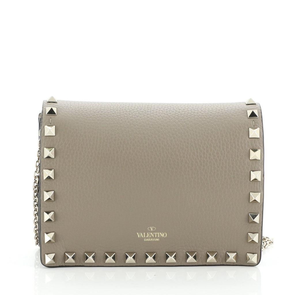 Rockstud Pouch Crossbody Bag Leather Mini