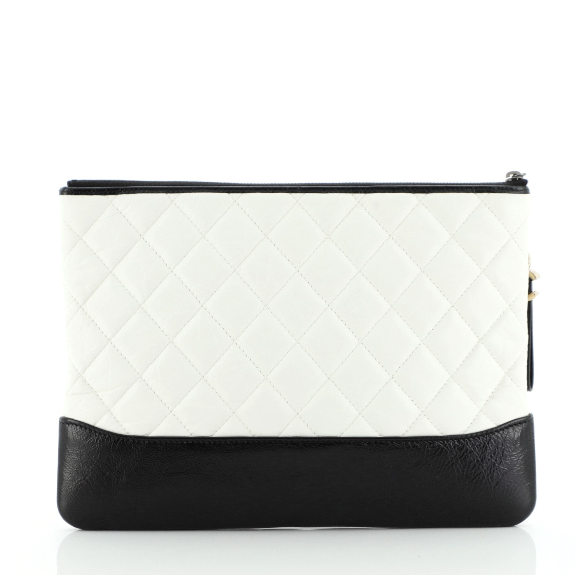 Gabrielle O Case Clutch Quilted Aged Calfskin Medium