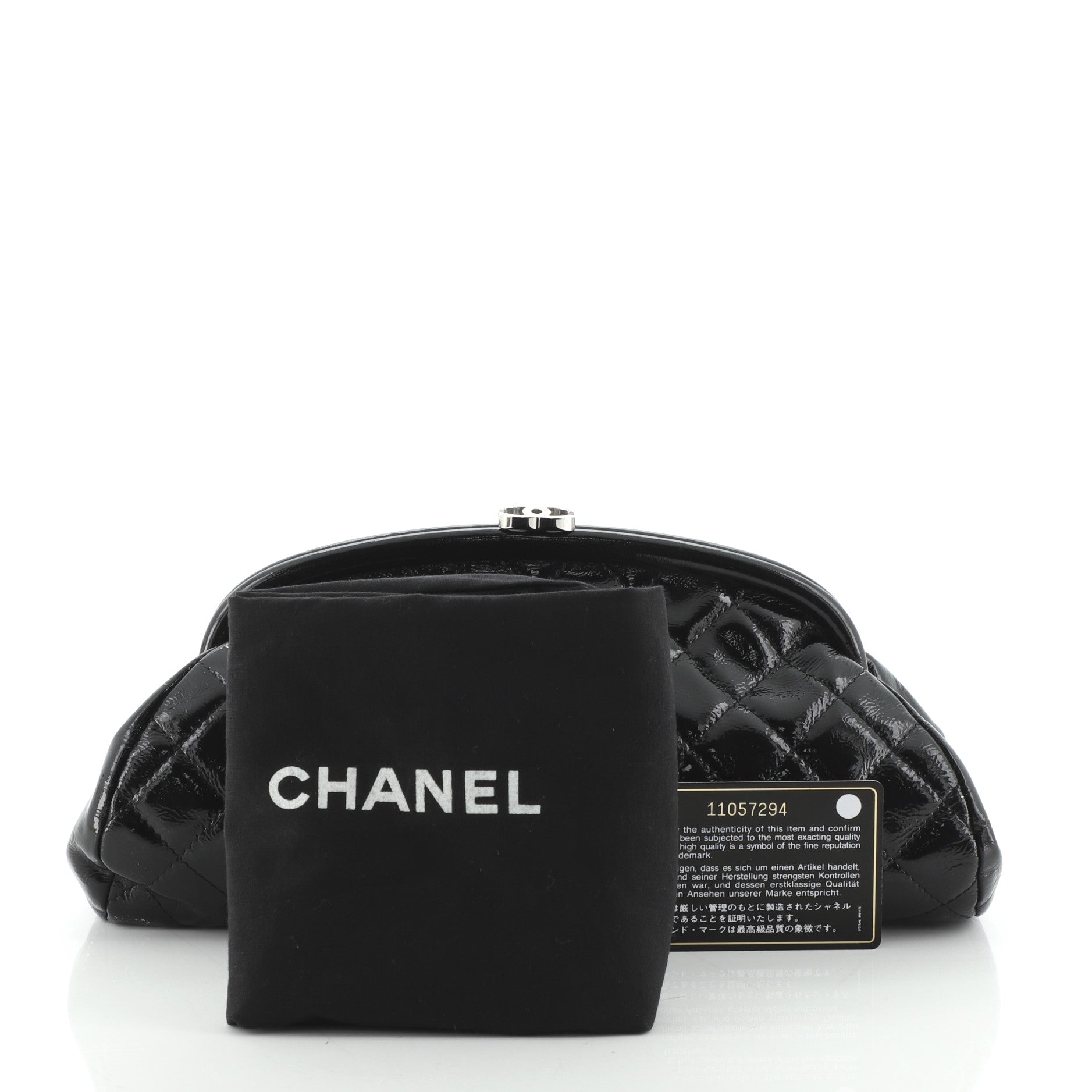 Timeless Clutch Quilted Patent