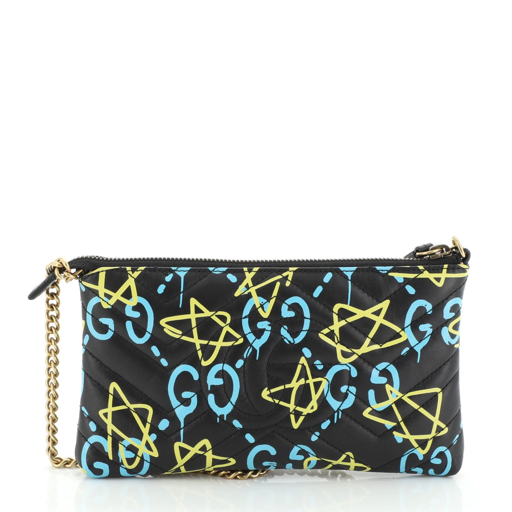 GG Marmont Chain Shoulder Bag GucciGhost Matelasse Leather Mini