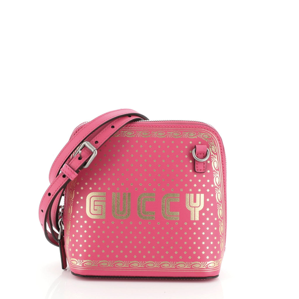 Dome Crossbody Bag Limited Edition Printed Leather Mini
