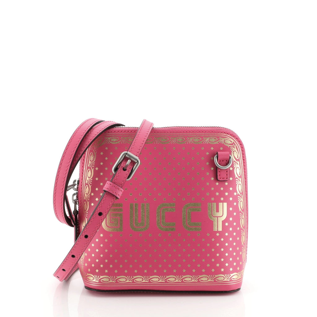 Dome Crossbody Bag Limited Edition Printed Leather Mini