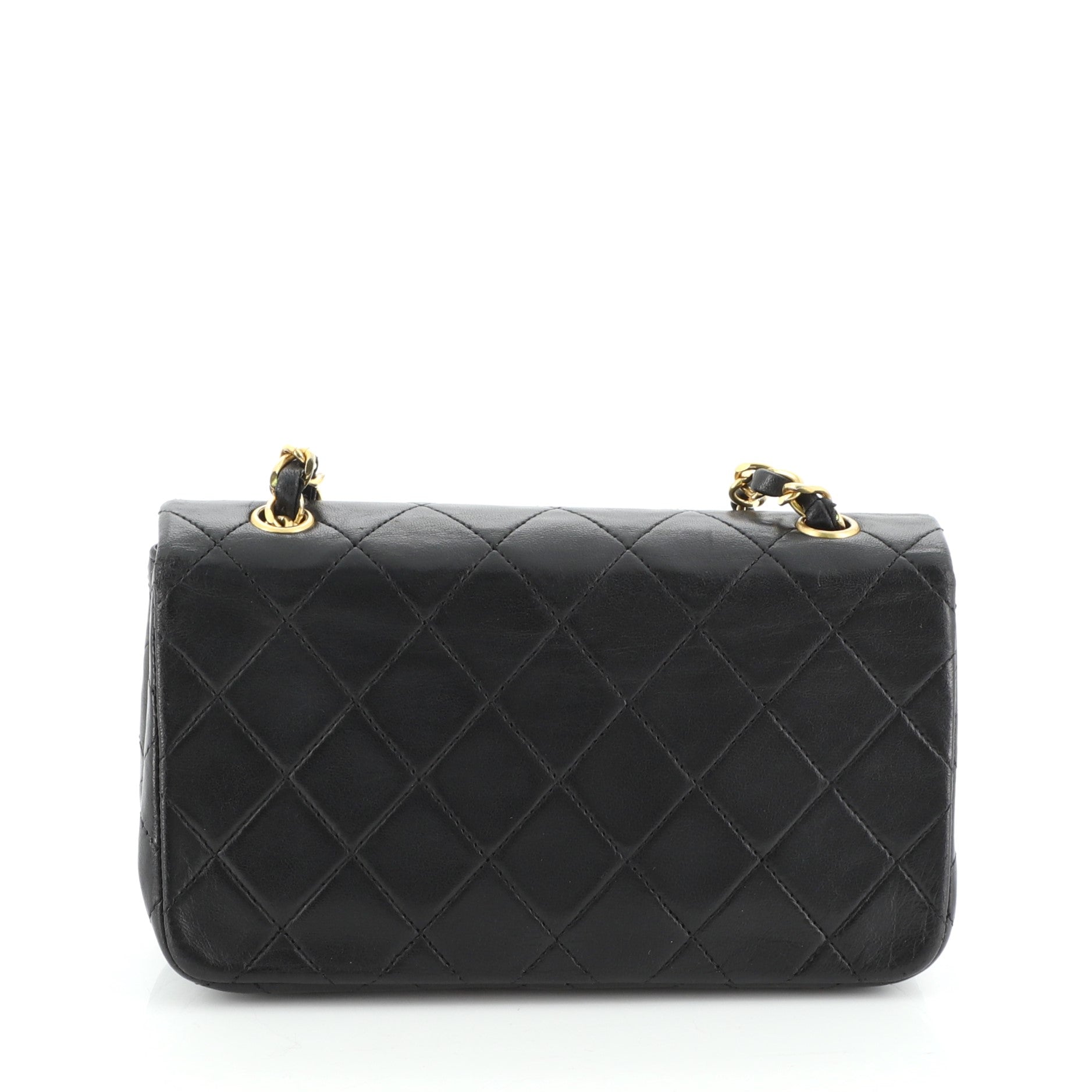 Vintage Full Flap Bag Quilted Lambskin Mini