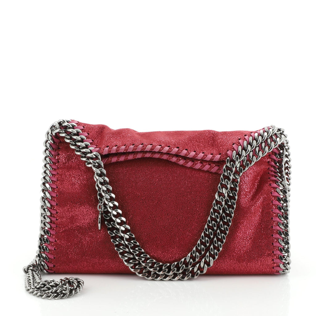 Falabella Fold Over Crossbody Bag Shaggy Deer Mini