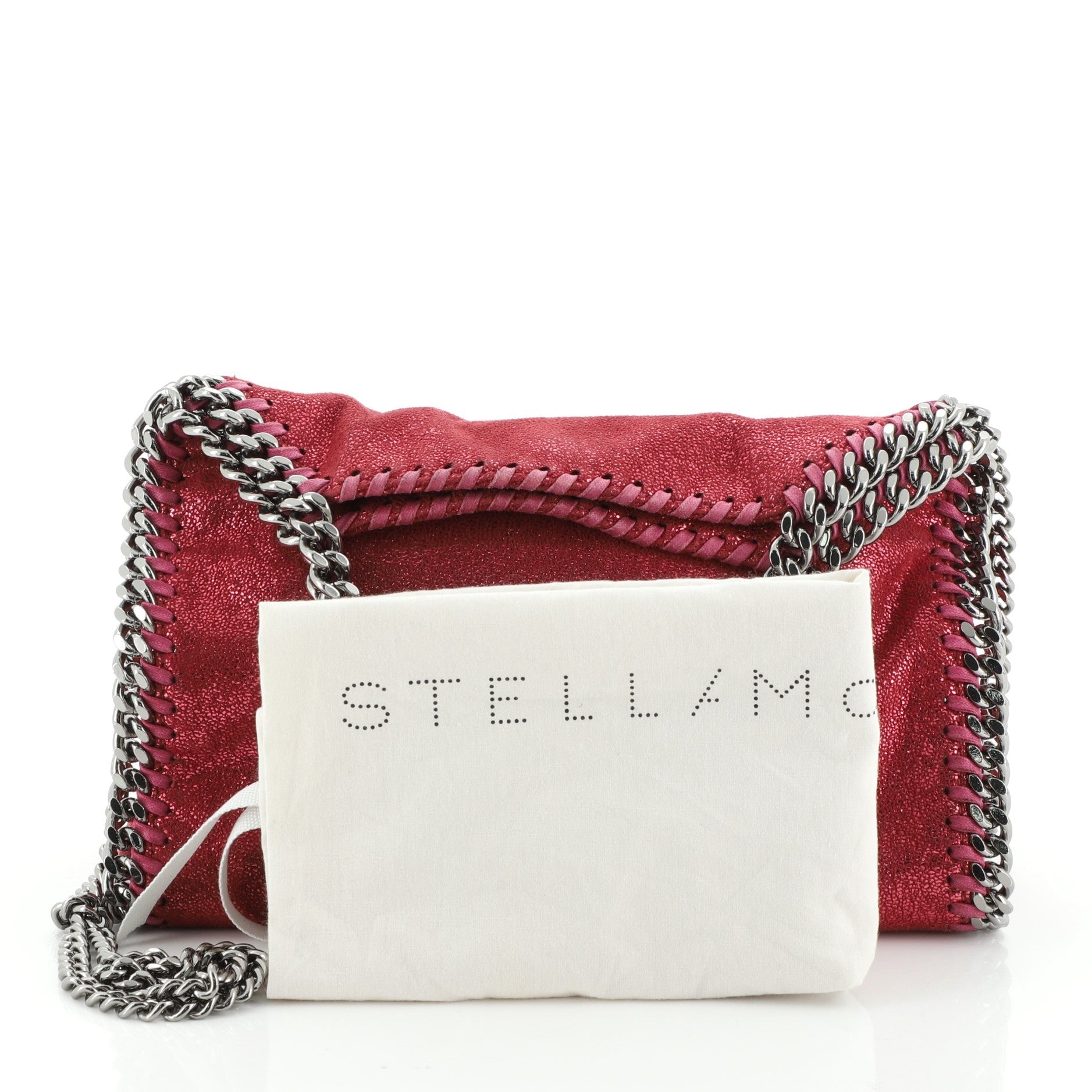 Falabella Fold Over Crossbody Bag Shaggy Deer Mini