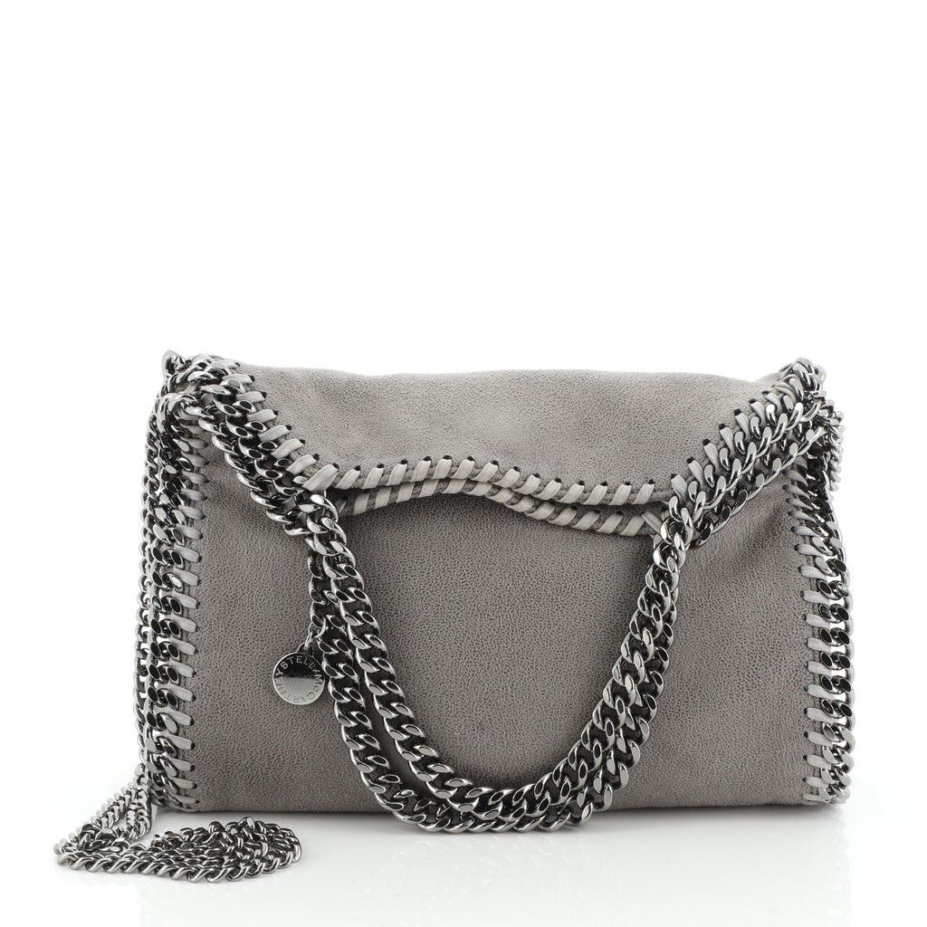 Falabella Fold Over Crossbody Bag Shaggy Deer Mini