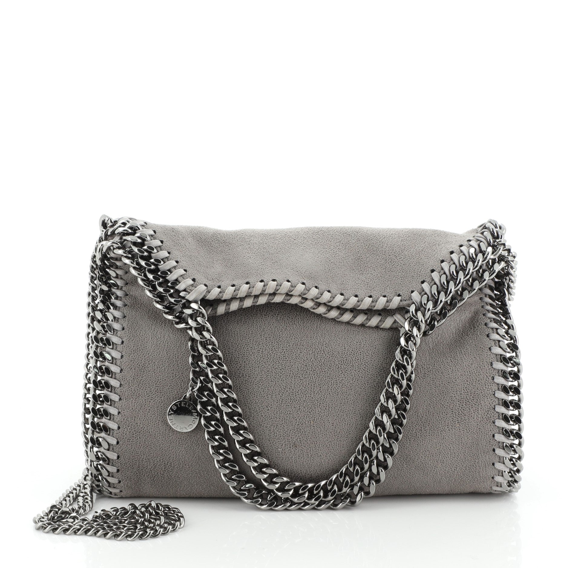Falabella Fold Over Crossbody Bag Shaggy Deer Mini