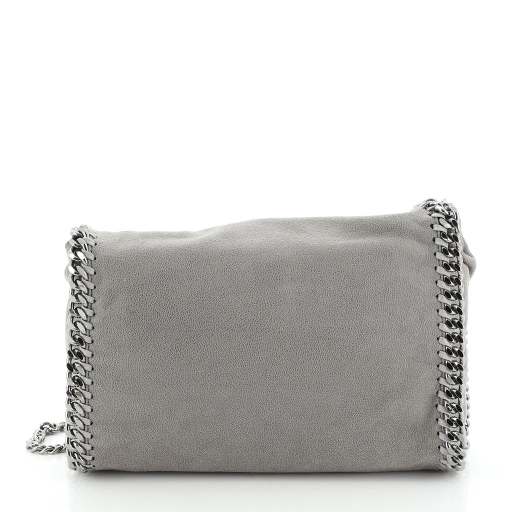 Falabella Fold Over Crossbody Bag Shaggy Deer Mini