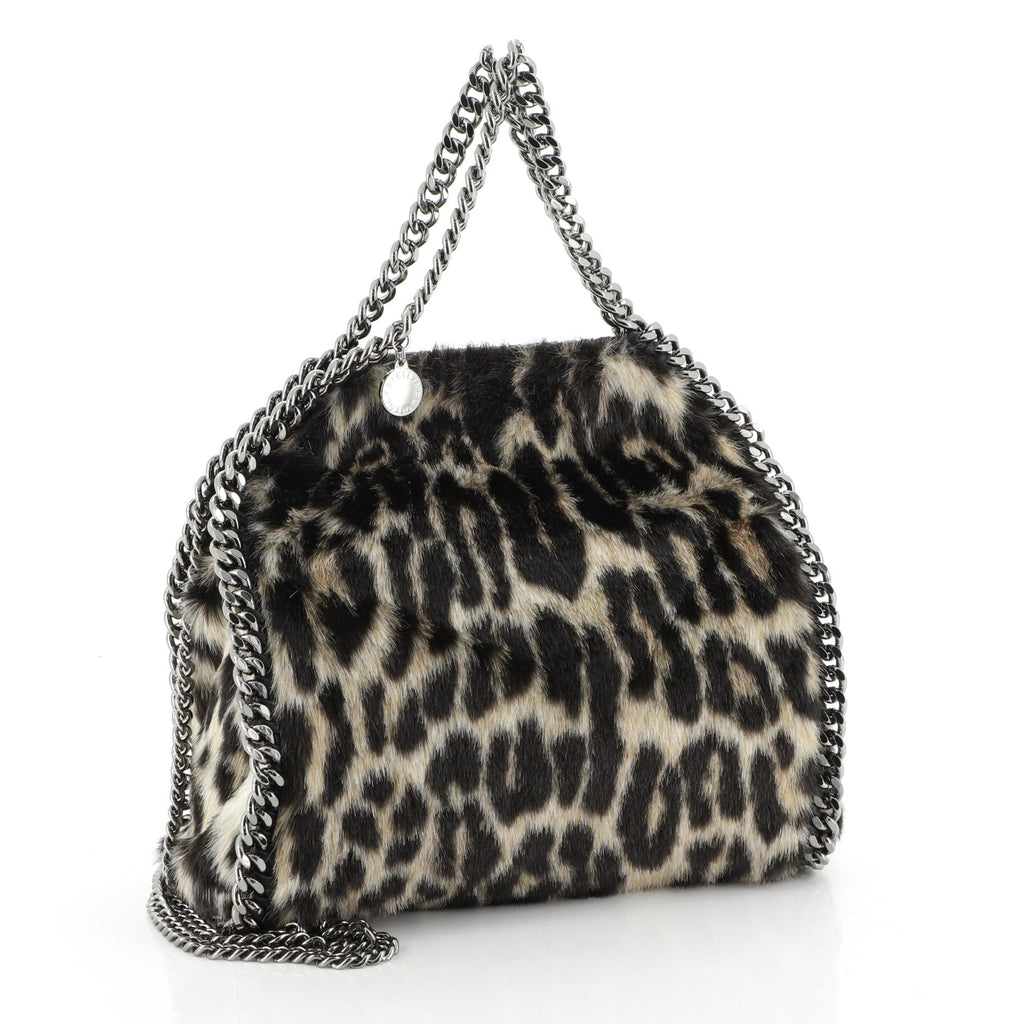 Falabella Fold Over Crossbody Bag Faux Fur Mini