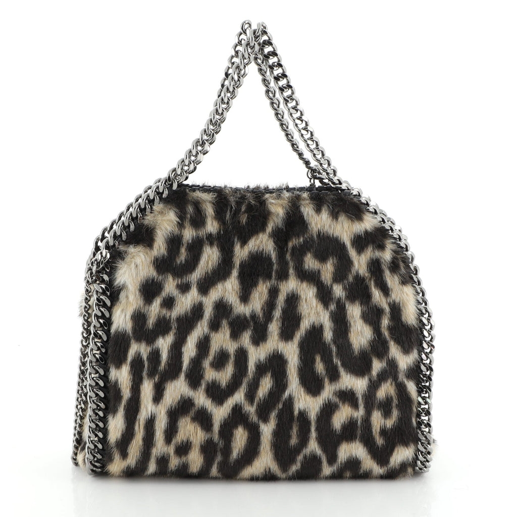 Falabella Fold Over Crossbody Bag Faux Fur Mini