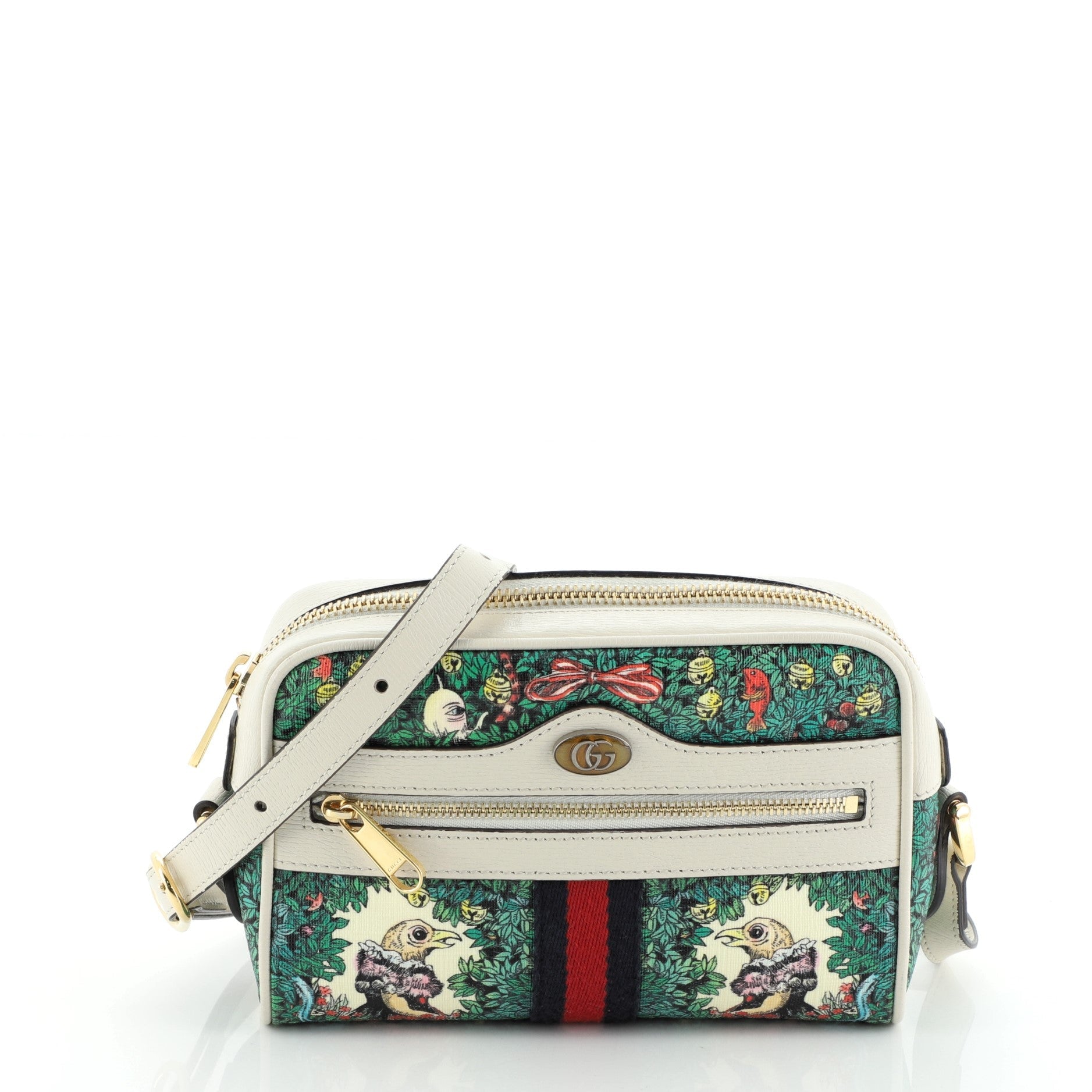 Ophidia Shoulder Bag Limited Edition Printed Coated Canvas Mini