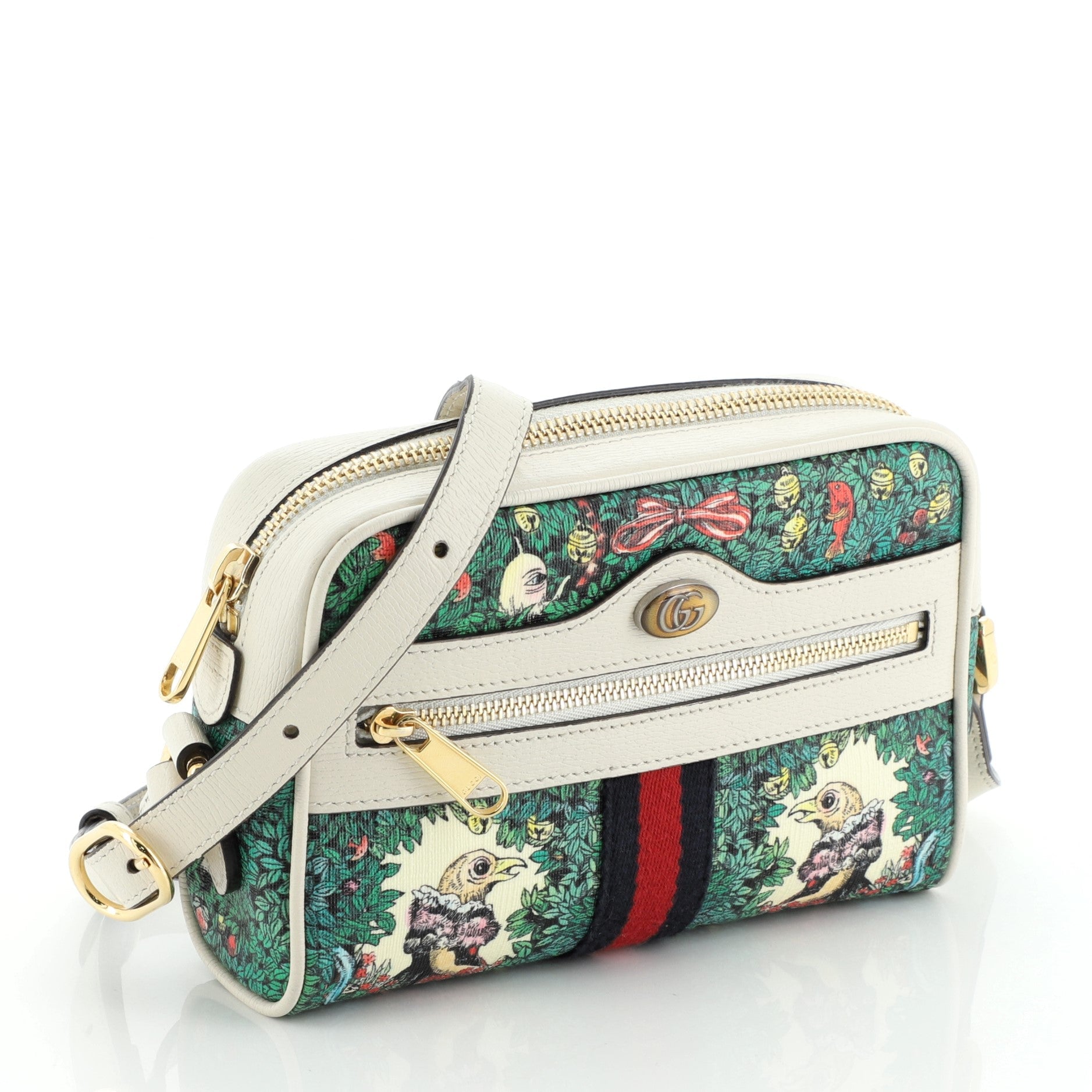 Ophidia Shoulder Bag Limited Edition Printed Coated Canvas Mini