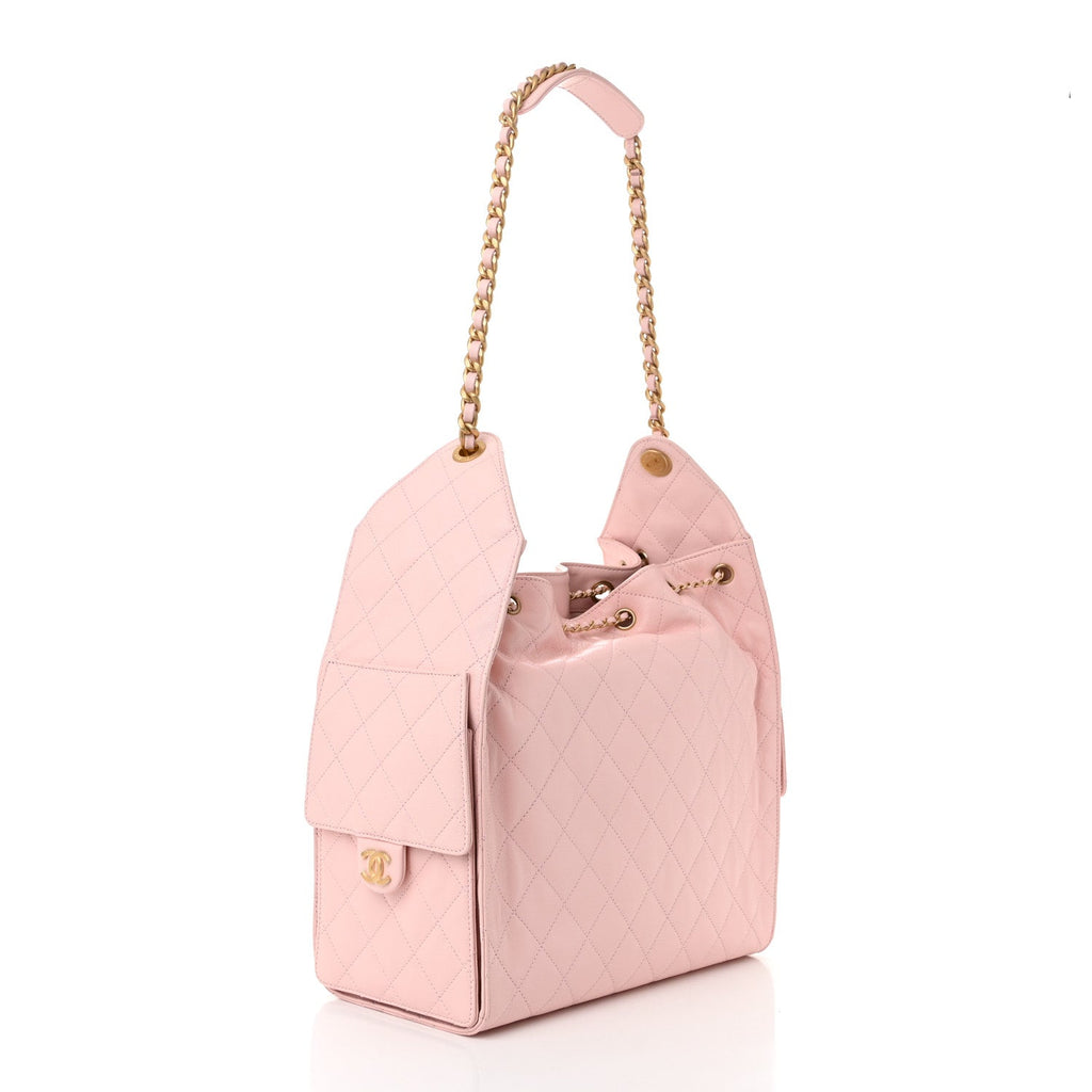 Caviar Quilted Medium Chanel 25 Handbag Pink