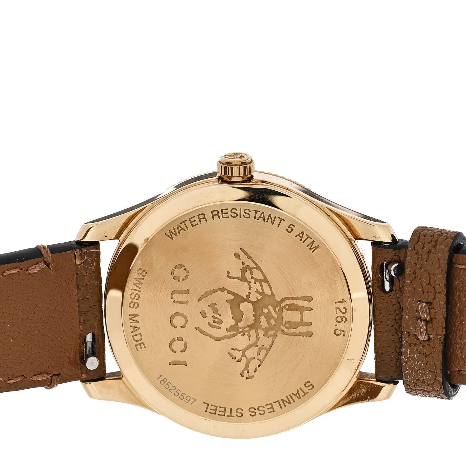 Stainless Steel Calfskin 29mm G-Timeless Bee Quartz Watch