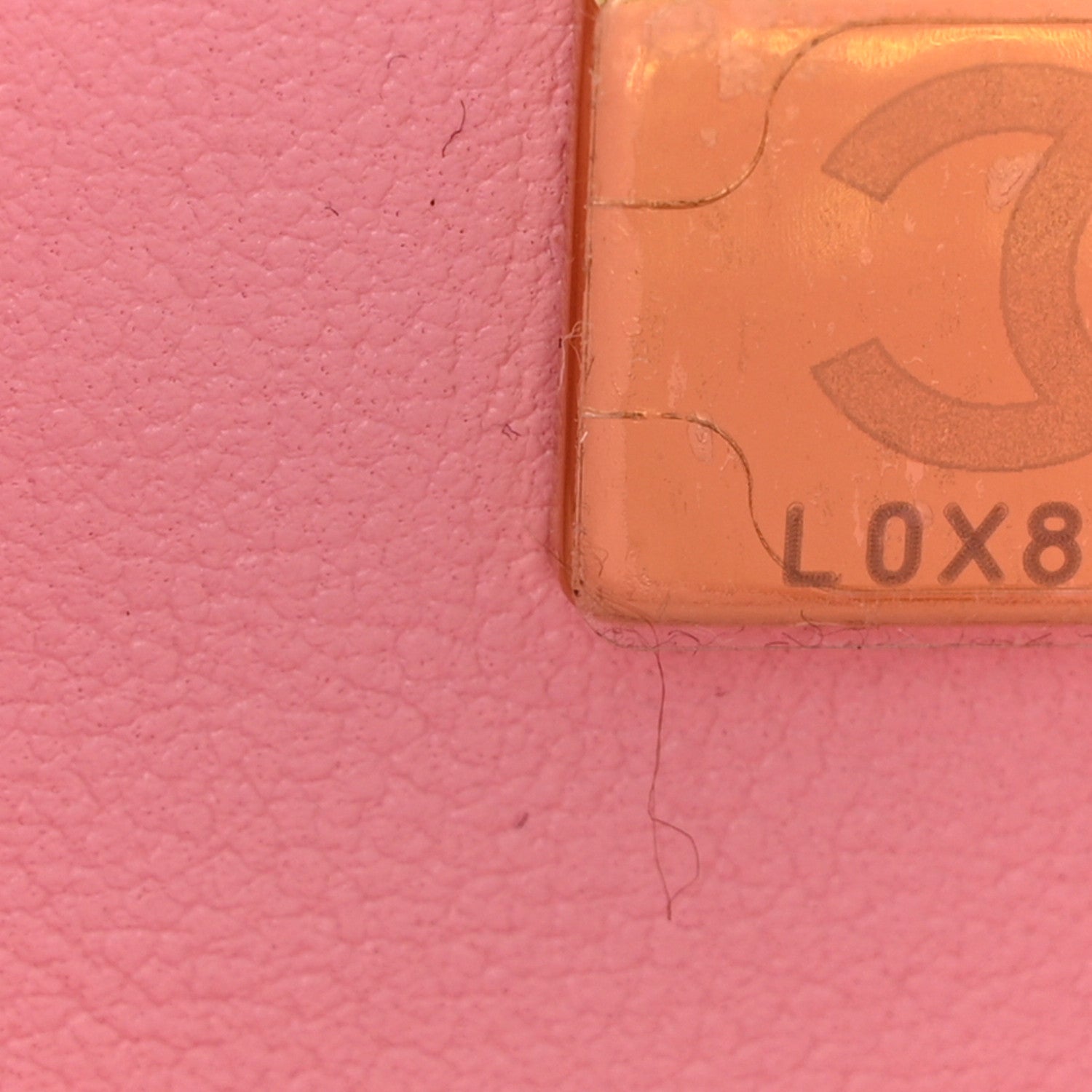 Metal Tweed Logo CC Minaudiere Mini Flap Bag Pink Gold