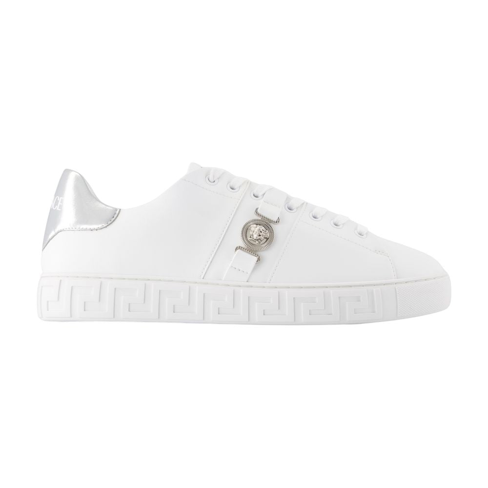 Women's Freebio Hf Sneakers - Versace - Canvas - White