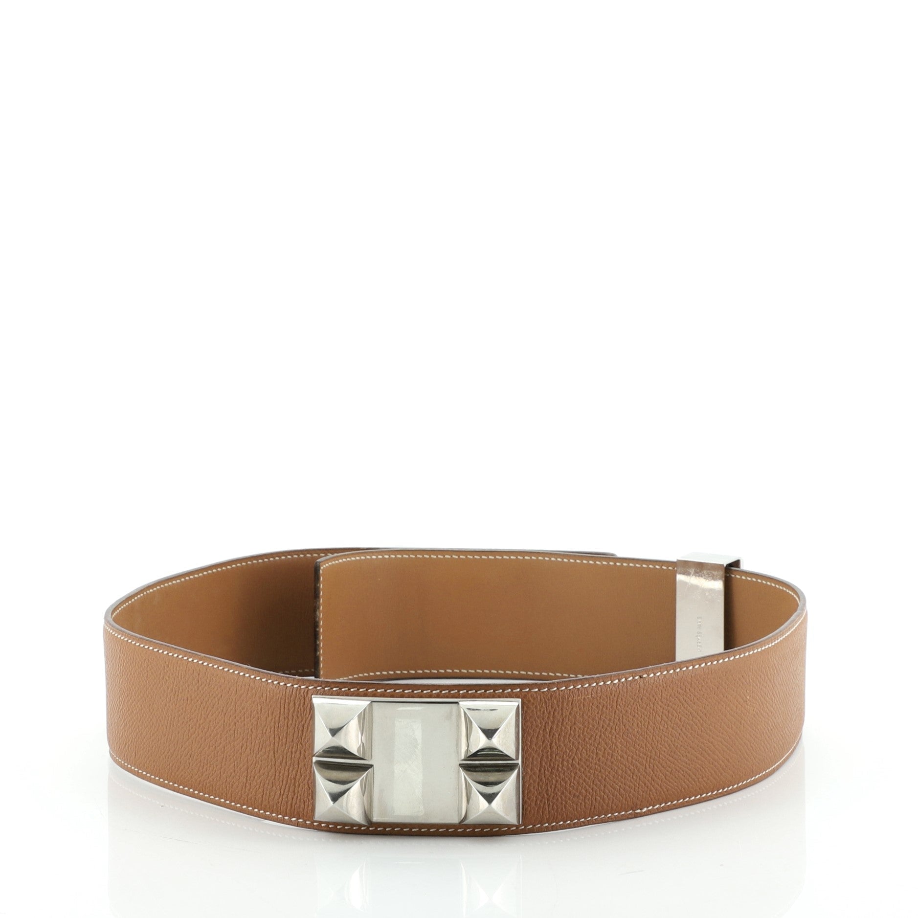 Collier de Chien Belt Leather Wide 70