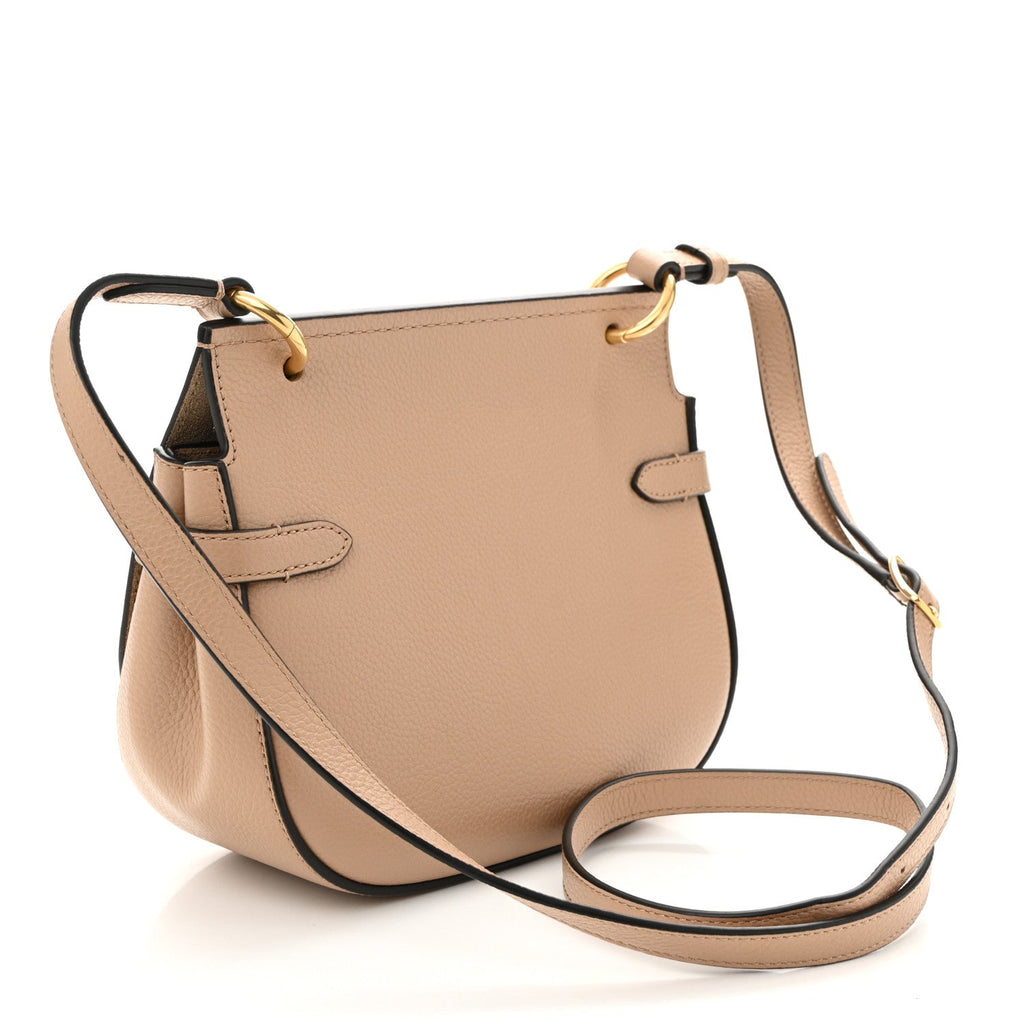 Silky Calfskin Small Amberley Satchel Maple