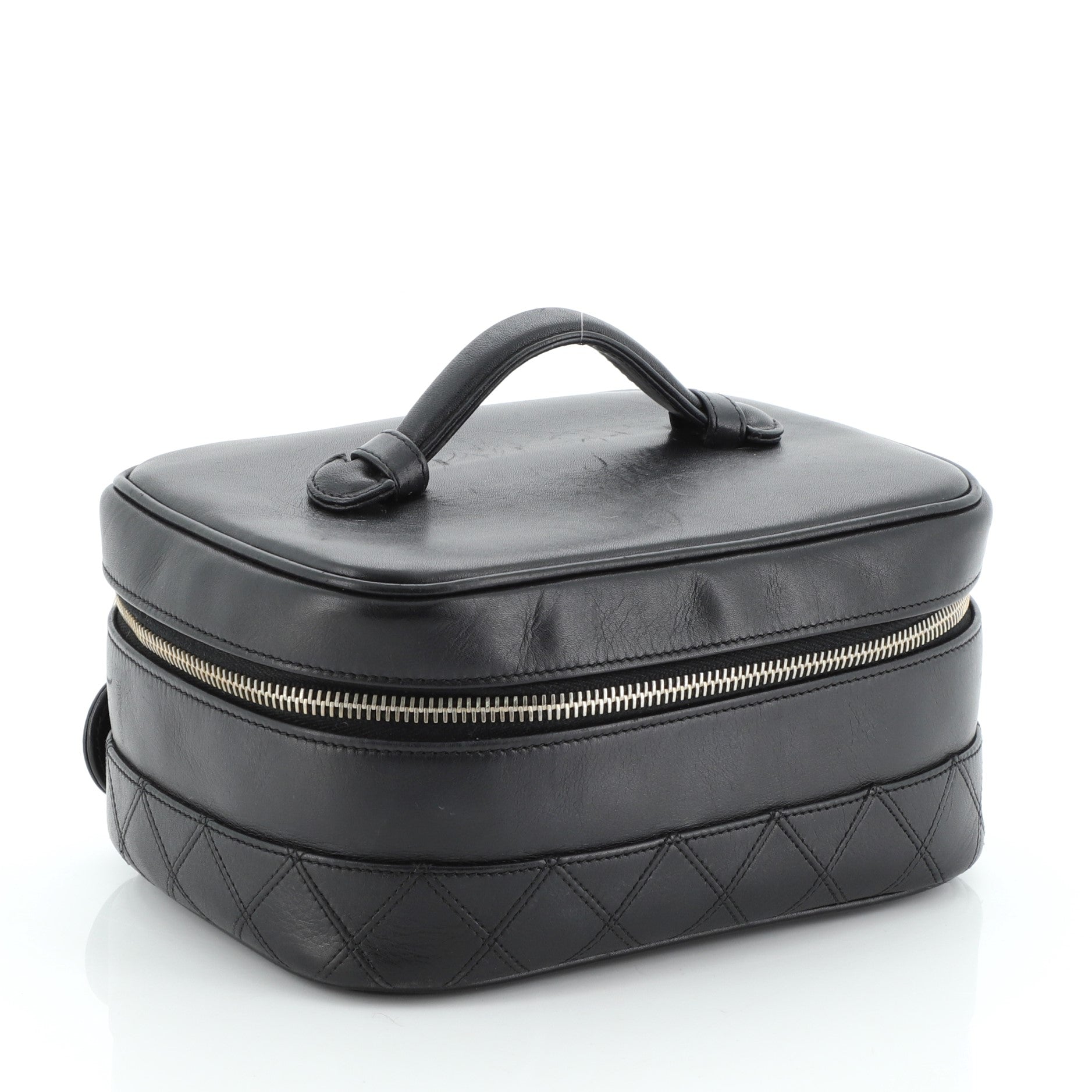 Vintage Cosmetic Case Lambskin