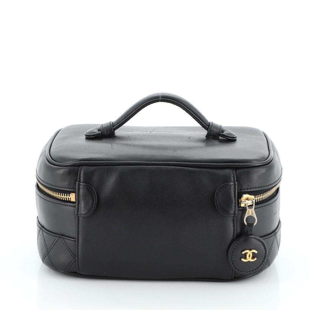Vintage Cosmetic Case Lambskin