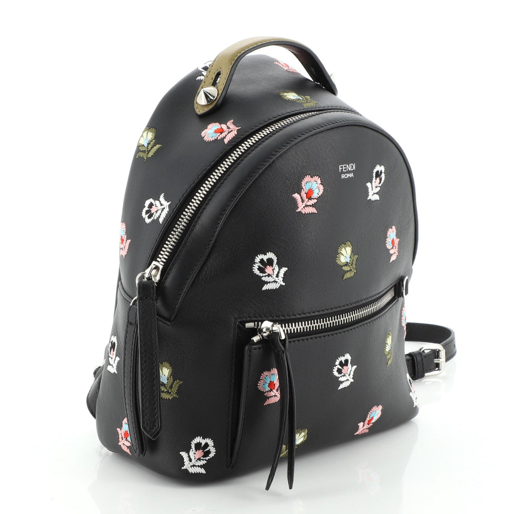By The Way Backpack Embroidered Leather Mini
