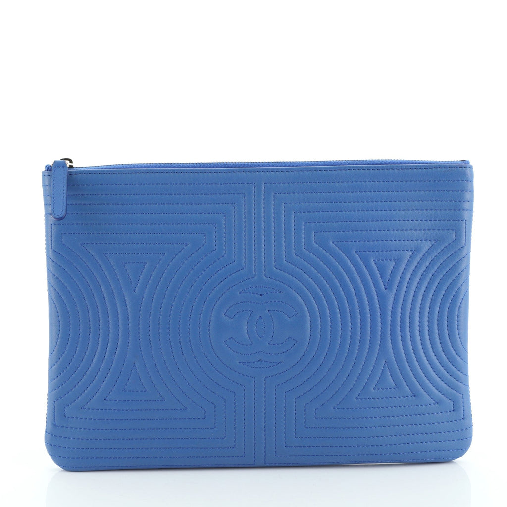 Korean Garden O Case Clutch Quilted Lambskin Medium