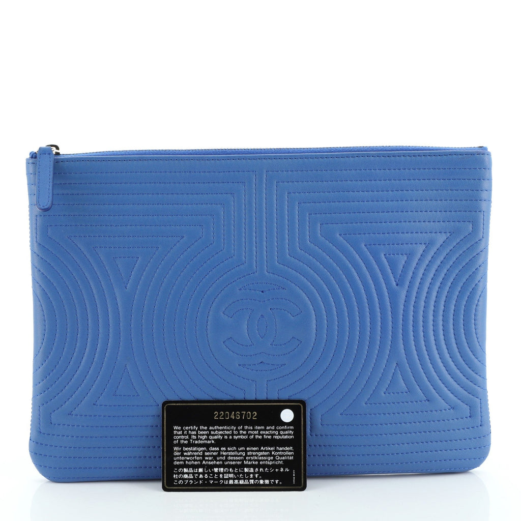 Korean Garden O Case Clutch Quilted Lambskin Medium