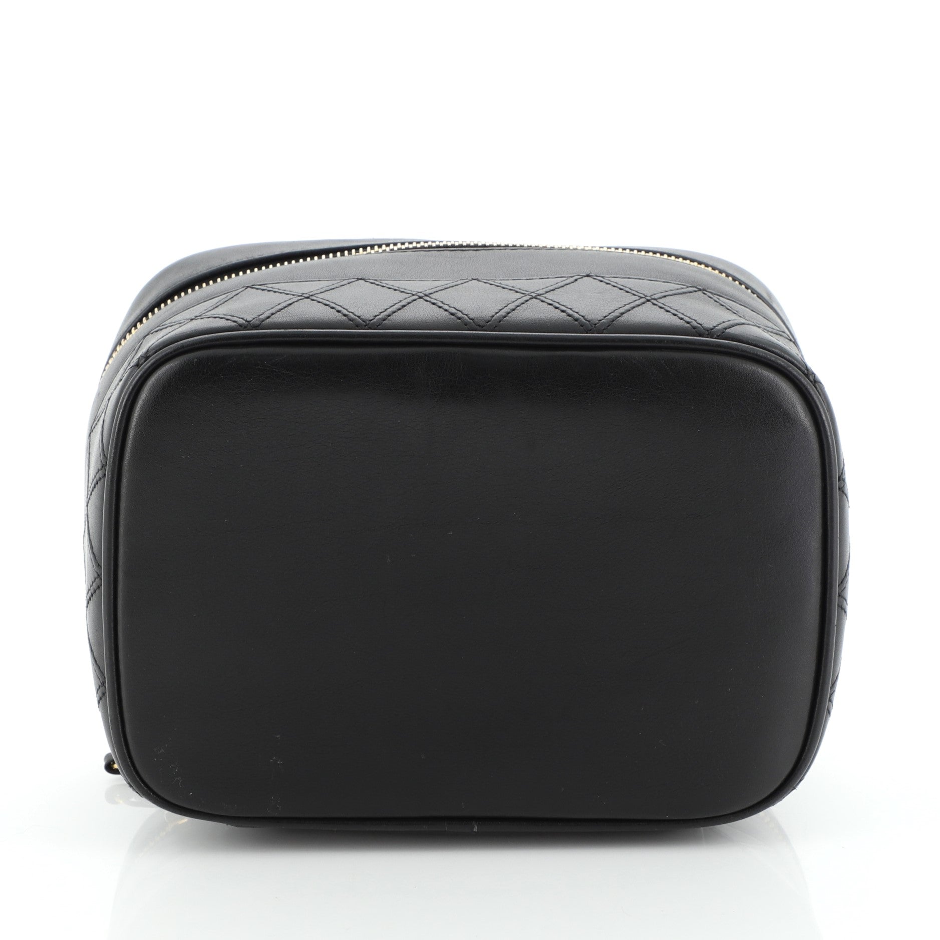 Vintage Cosmetic Case Quilted Lambskin Medium