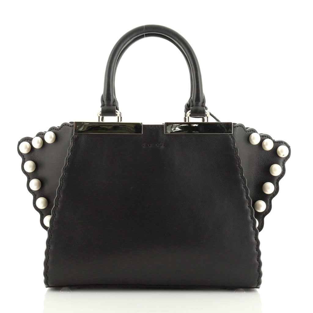 3Jours Bag Pearl Embellished Leather Mini
