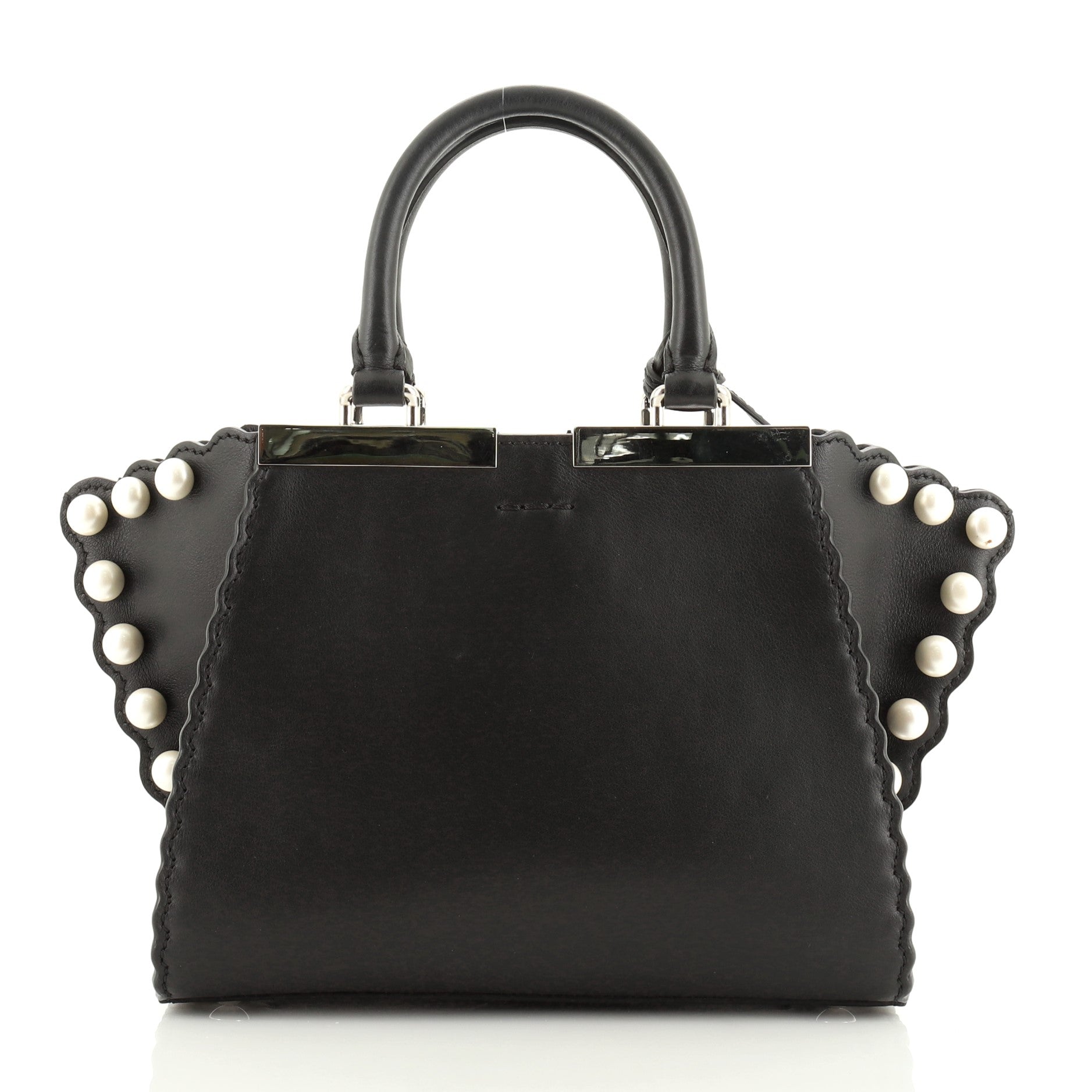 3Jours Bag Pearl Embellished Leather Mini