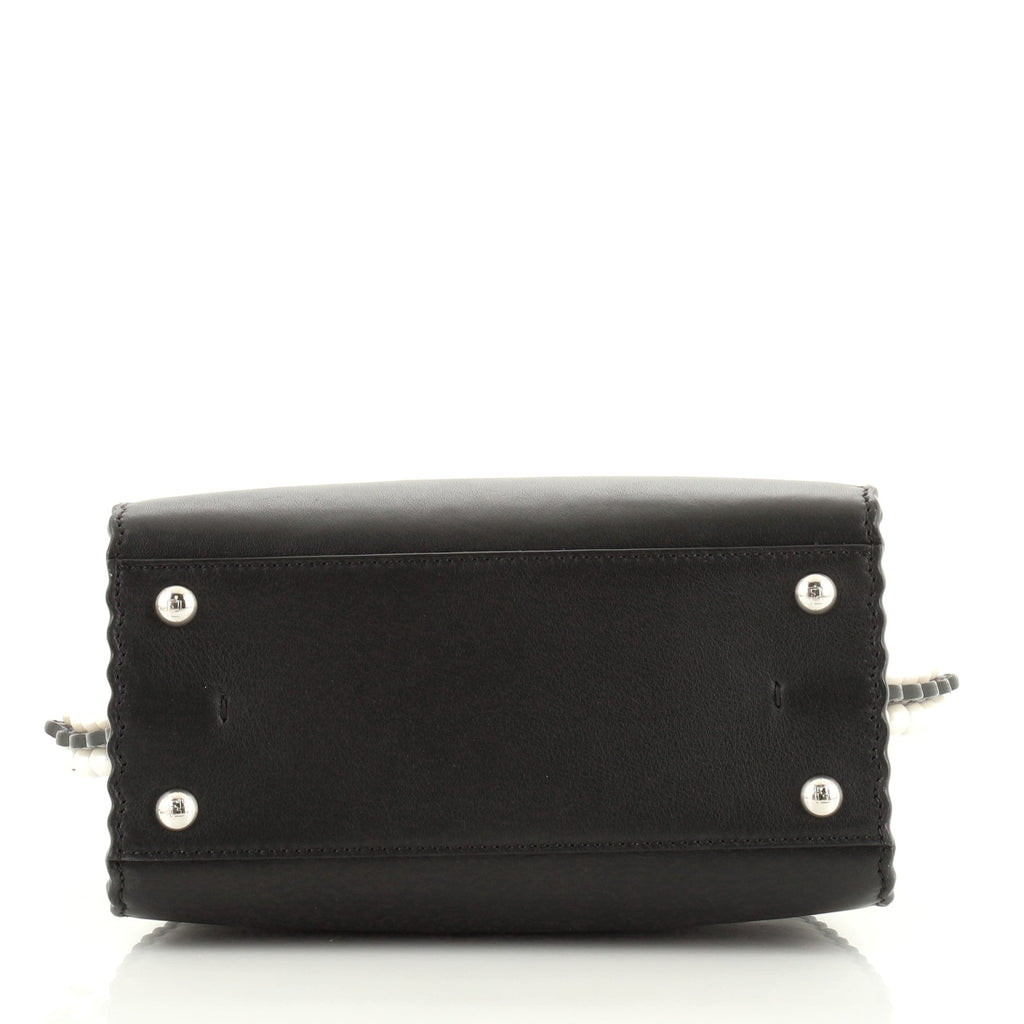 3Jours Bag Pearl Embellished Leather Mini
