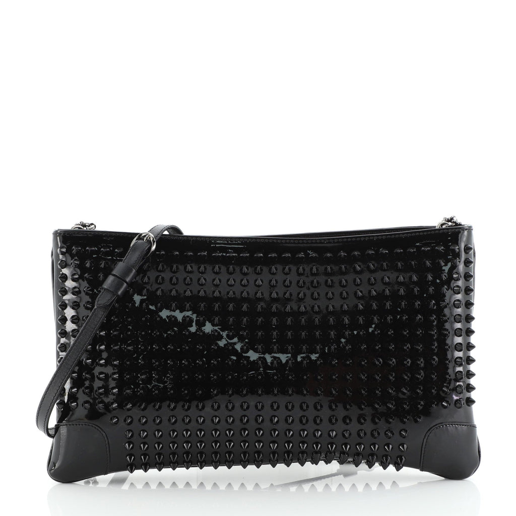 Loubiposh Clutch Spiked Patent