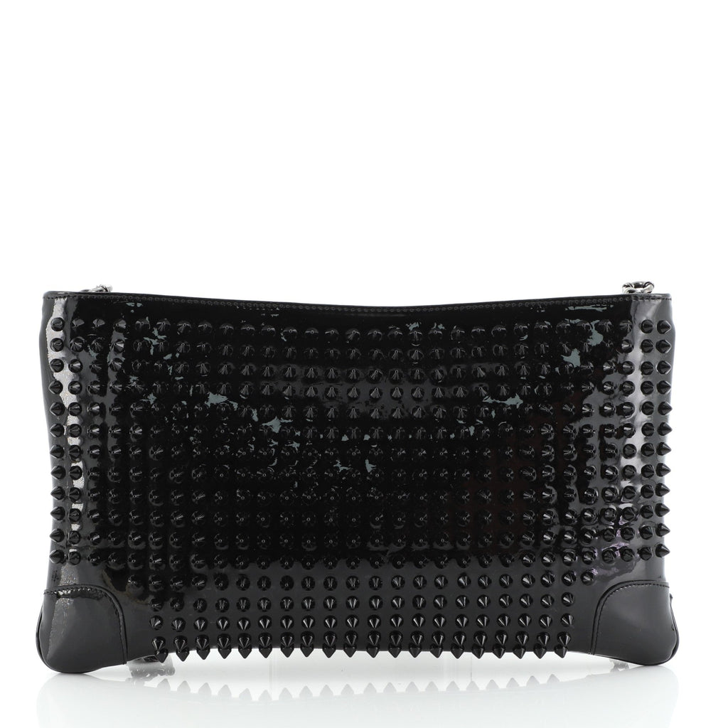 Loubiposh Clutch Spiked Patent