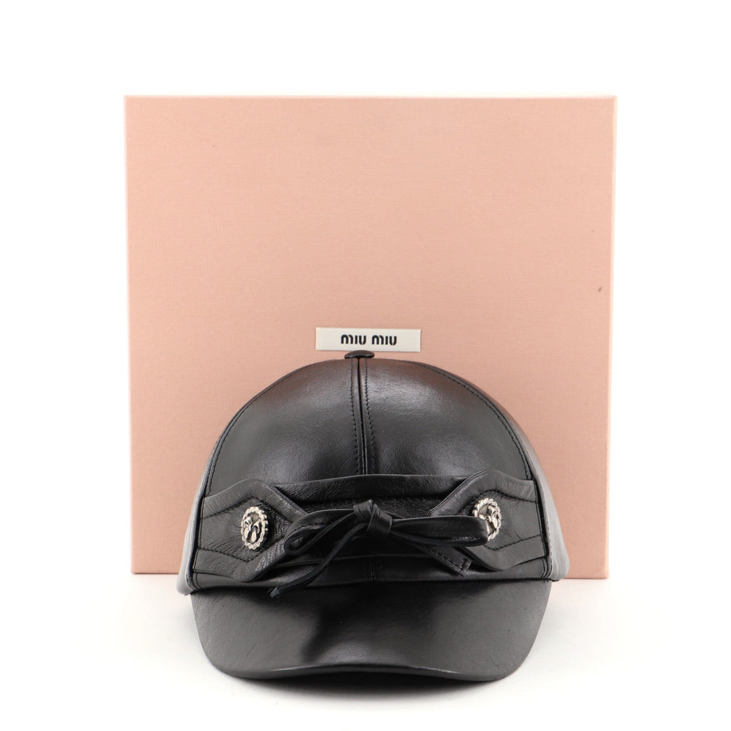 Bow Cap Leather XXL