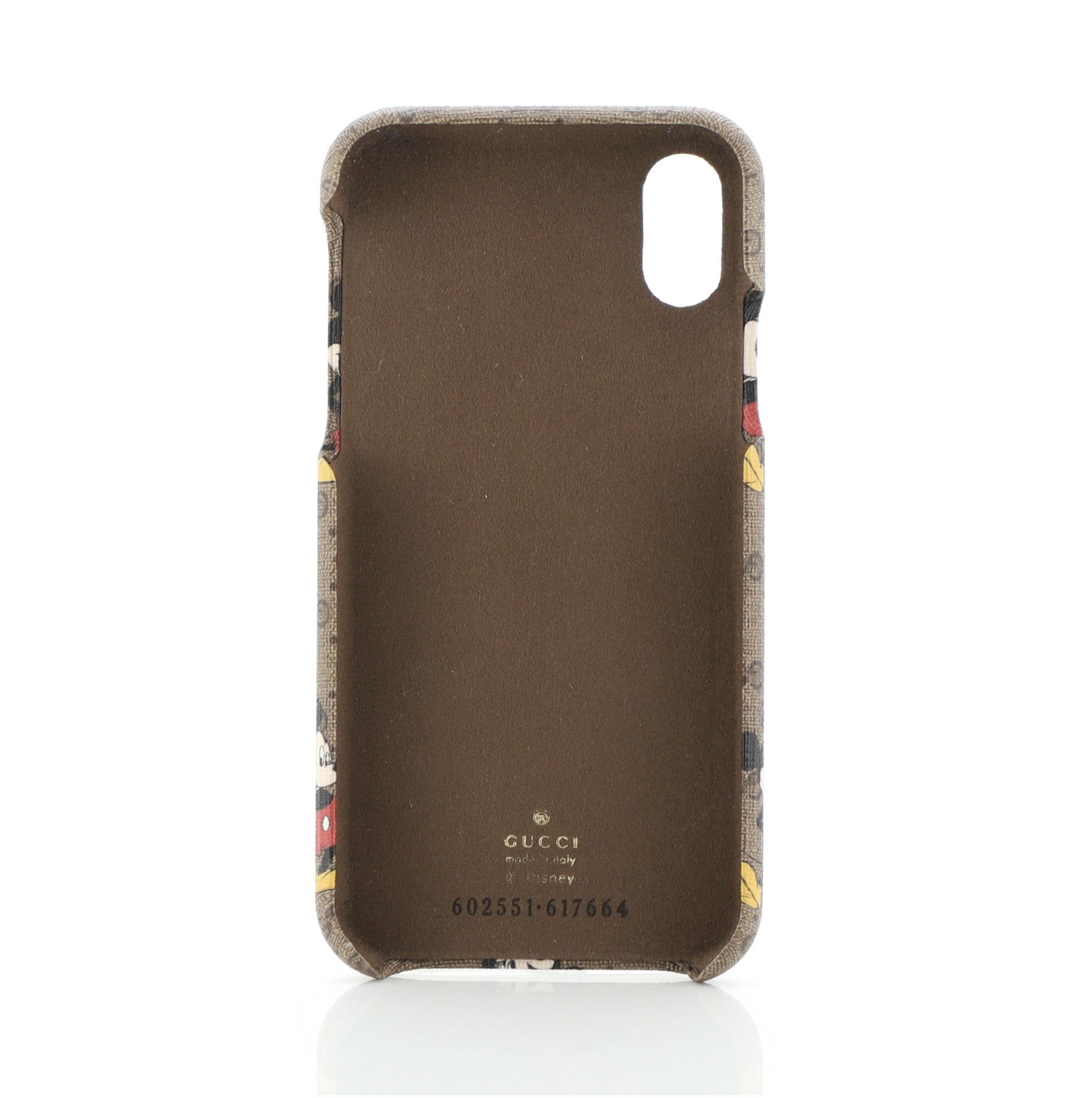 Disney Mickey Mouse iPhone Case Printed Mini GG Coated Canvas X/XS
