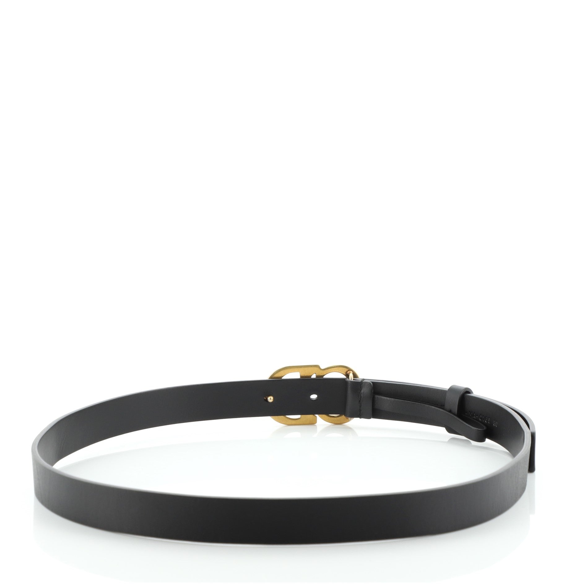 Saddle Belt Leather Thin 5