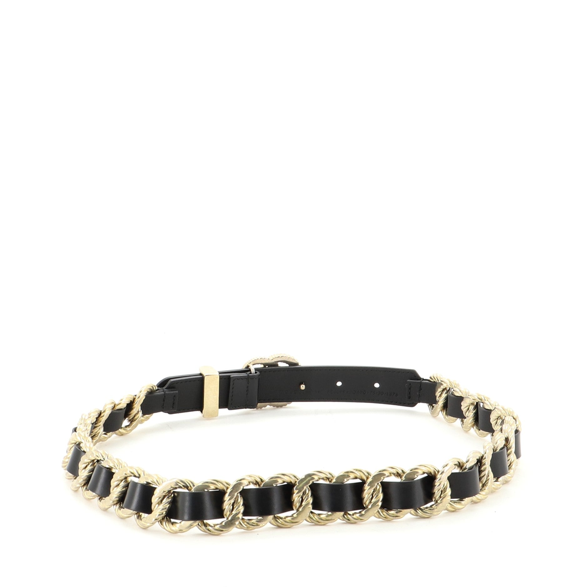 Marmont Chain Belt Leather and Metal Thin 75