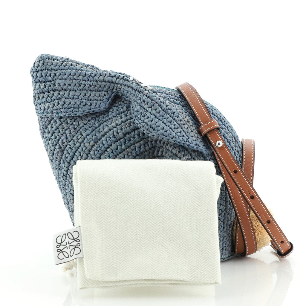 Rabbit Crossbody Bag Raffia Mini