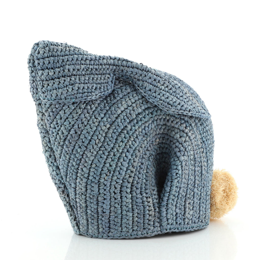 Rabbit Crossbody Bag Raffia Mini