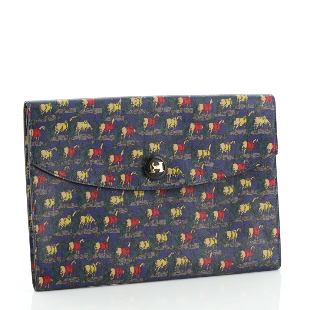 Rio Clutch Printed Leather PM