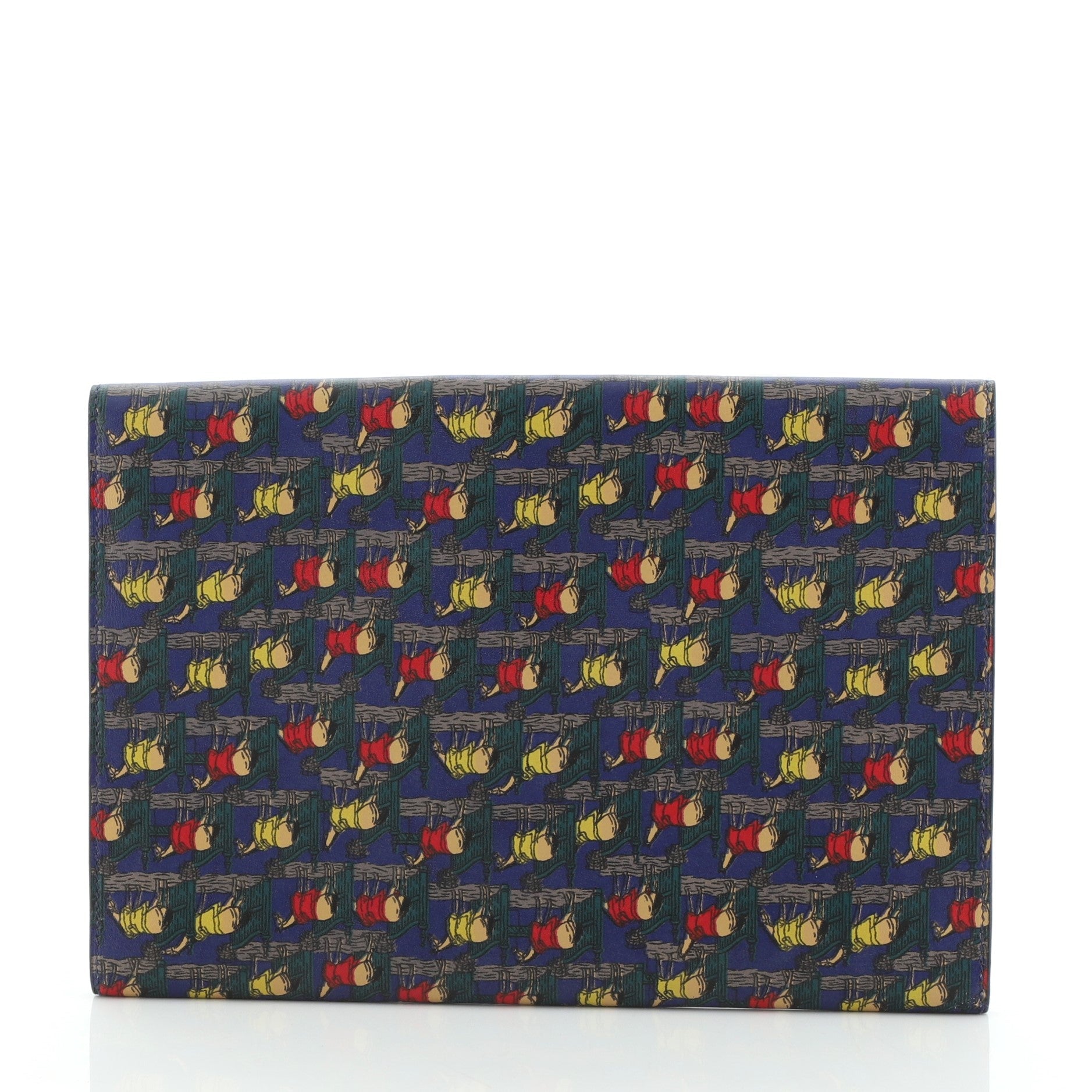 Rio Clutch Printed Leather PM