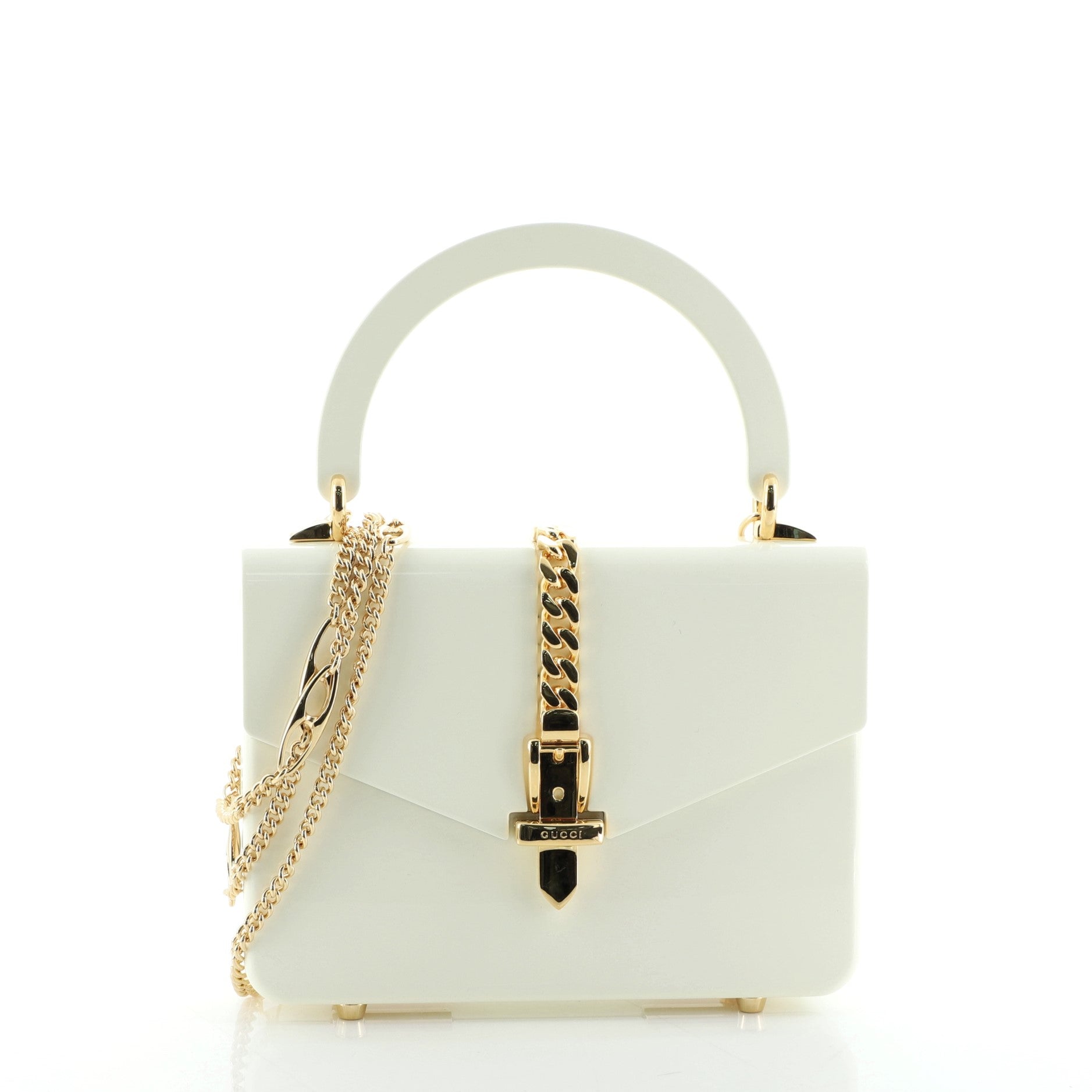 1969 Sylvie Top Handle Bag Plexiglass Mini