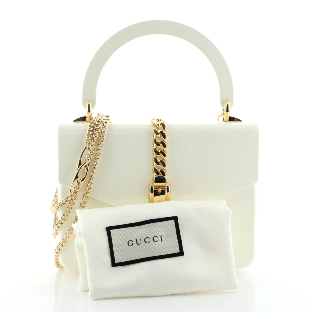 1969 Sylvie Top Handle Bag Plexiglass Mini