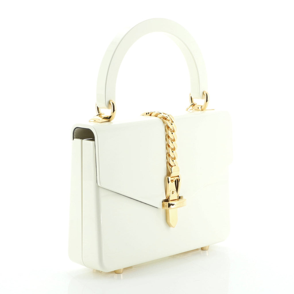 1969 Sylvie Top Handle Bag Plexiglass Mini