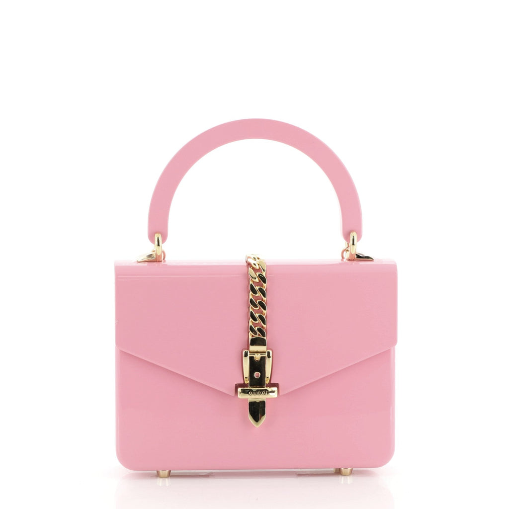 1969 Sylvie Top Handle Bag Plexiglass Mini